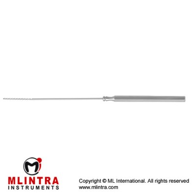 Cotton Applicator Round Spiral End Stainless Steel, 18 cm - 7" Working End Diameter 1.8 mm Ø